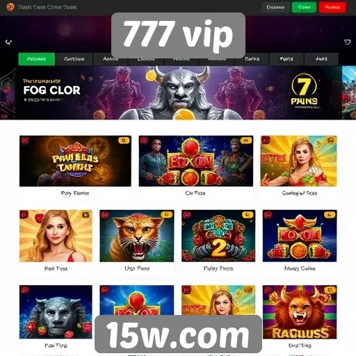 Novas funcionalidades do site 777 vip em destaque