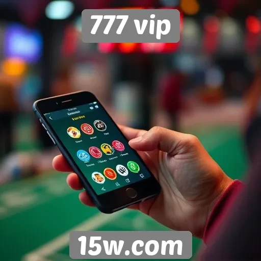 Experiência do usuário em dispositivos móveis no 777 vip