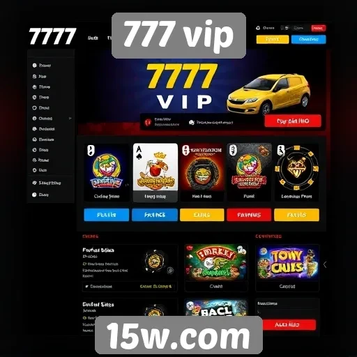 Interface do usuário do 777 vip é elogiada por jogadores